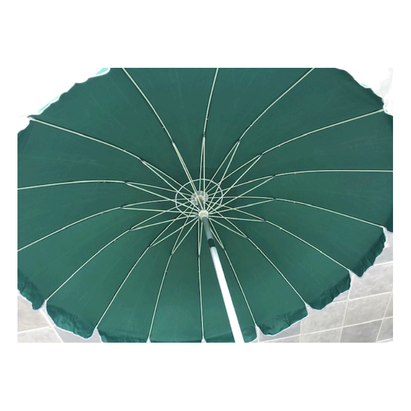 Ombrellone Starbeach verde Ø220 cm palo alluminio robusto