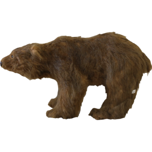 Orso Natural Brown 135x57x92cm - Decorazione natalizia realistica