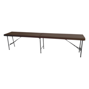 Zoom Panca In Rattan Moka Cm 183*28*44