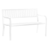 Panchina Pipe in Metallo Verniciato Bianco - Arredo Giardino