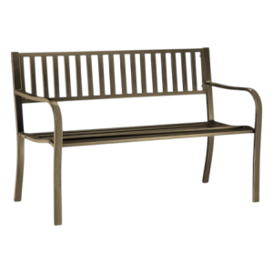 Zoom Panchina Pipe In Metallo Verniciato Tortora