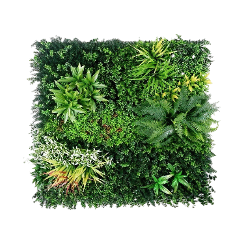 Pannello Decorativo Verde Tropicale da Muro 100x100 cm