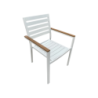 Poltrona Kypos Alluminio Polywood Bianco - Comfort Outdoor