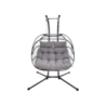 Poltrona pensile 2 posti Kenya rattan antracite - Relax outdoor