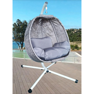 Zoom Poltrona Pensile Cuba Bianca