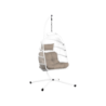 Poltrona pensile Singapore rattan bianco - Relax sospeso outdoor