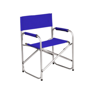 Zoom Set di 6 Poltrone Regista Blu Alu+textilene