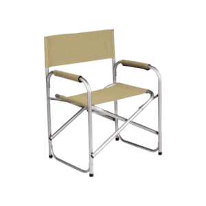 Zoom Set di 6 Poltrone Regista Cream Alu+textilene