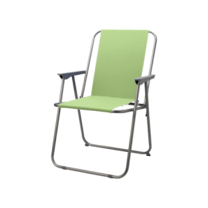 Zoom Set di 10 Poltrone Relax Beach In Ferro Colori Verde Bracioli Grigi