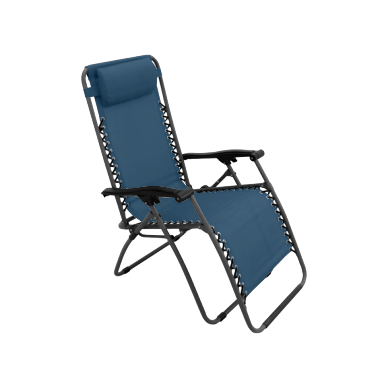 Poltrona relax blu da esterno - Comfort e stile per giardino