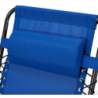 Poltrona relax blu da esterno - Comfort e stile per giardino