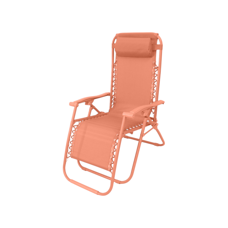 Poltrona relax arancione da esterno - Comfort e stile outdoor