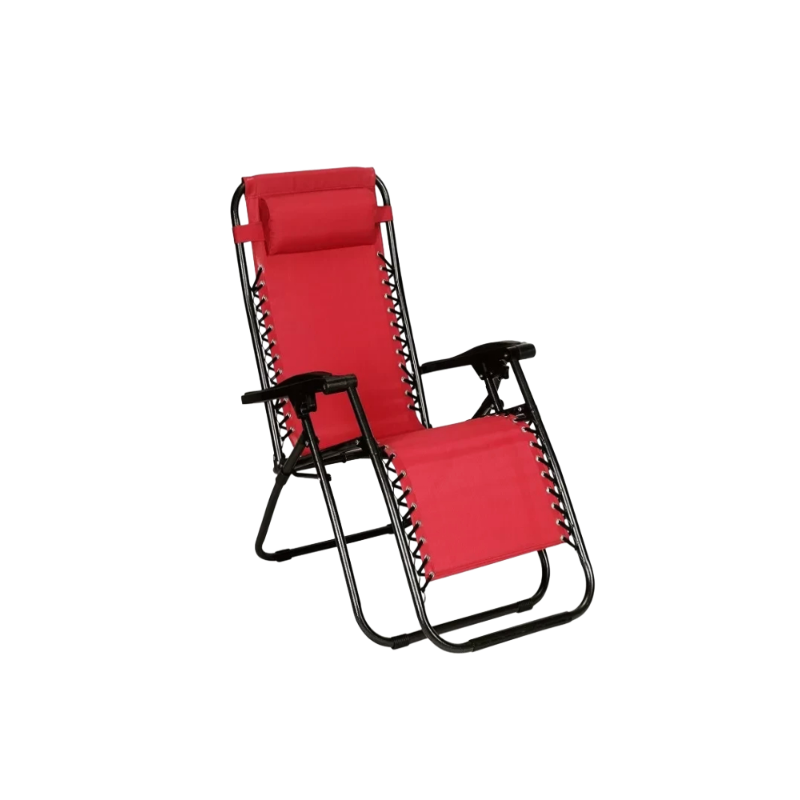 Poltrona relax rossa da esterno - Comfort e stile in giardino