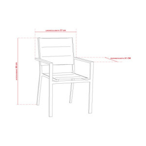 Zoom Poltrona Stretch In alluminio + Text.padded Colori Bianco