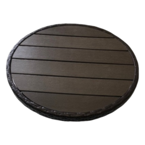 Polytop Moka 60 cm: piano tavolo resistente per esterno e interno