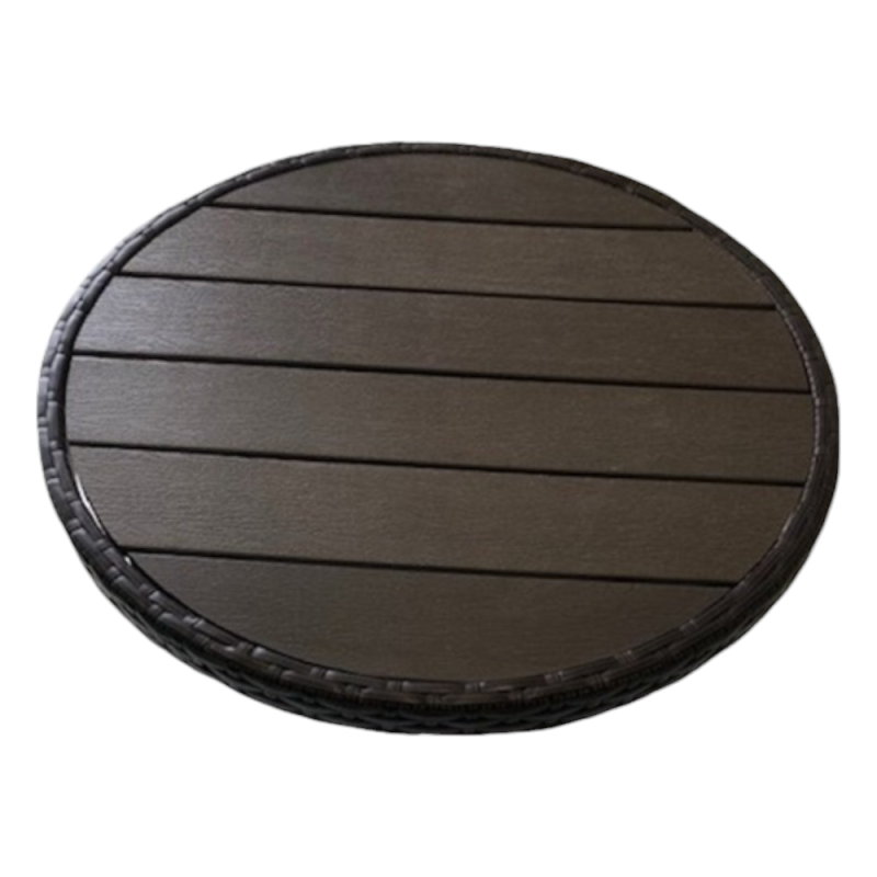 Polytop Moka 60 cm: piano tavolo resistente per esterno e interno