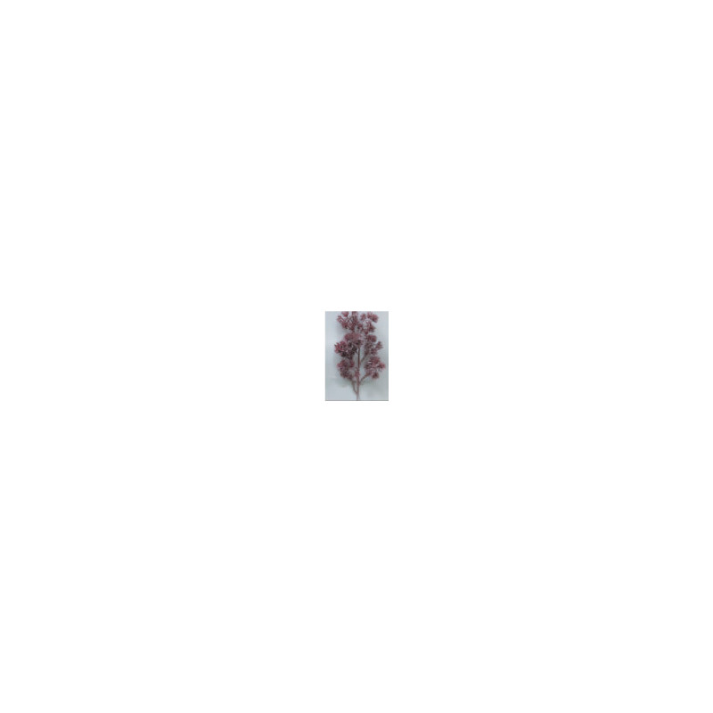 Rametto Glitter Rosa 36x12 cm - Decorazione Natalizia