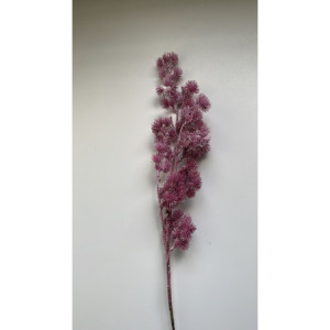 Ramo Glitter Rosa 70x13 cm - Decorazione Natalizia Elegante