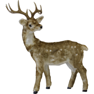 Renna Natural Baby 90 cm - Decorazione Natalizia Stile Nordico