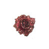 Rosa Glitter 14 cm 3 Colori Assortiti - Fiore Decorativo Natale