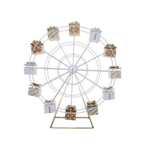 Ruota Panoramica Oro Argento Bianco 180cm - Decorazione Elegante