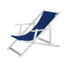 Sdraio Top Beach Blu in Alluminio e Textilene - Giardino