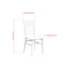 Sedia Diamond bianca: design moderno e comfort per ogni ambiente