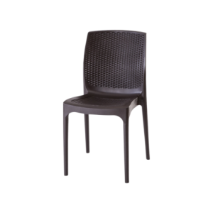 Sedia Monaco in rattan moka: eleganza e comfort per ogni ambiente