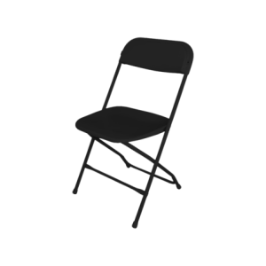 Zoom Set di 8 Sedie Pieghevole In Hdpe Nera