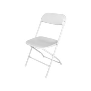 Sedia pieghevole in PP bianca: pratica e resistente per ogni ambiente