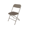 Sedia Pieghevole in PP Tortora - Sedie Salvaspazio Casa