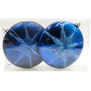 Set 2 Cookie Blu 10 cm - Oggettistica Decorativa Casa