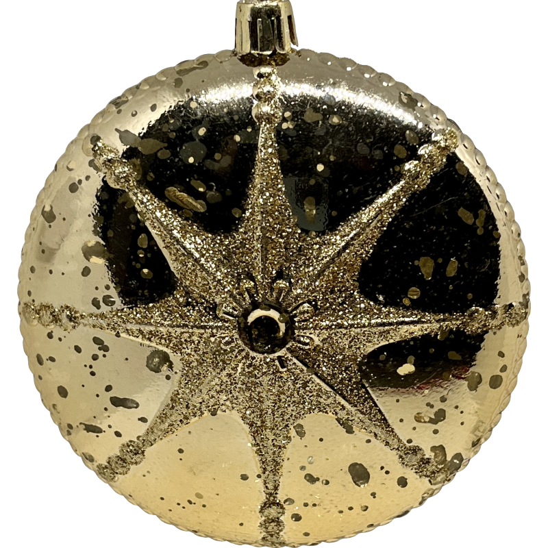 Set 2 Cookie Oro 10 cm - Oggettistica Decorativa Casa