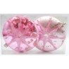 Set 2 Cookie Rosa 10 cm - Oggettistica Decorativa Casa