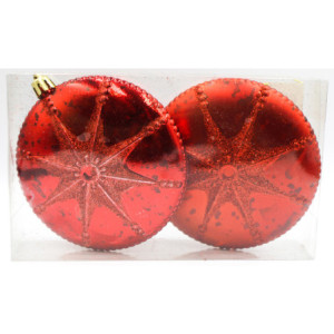 Set 2 Cookie Rosso 10 cm - Oggettistica Decorativa Casa