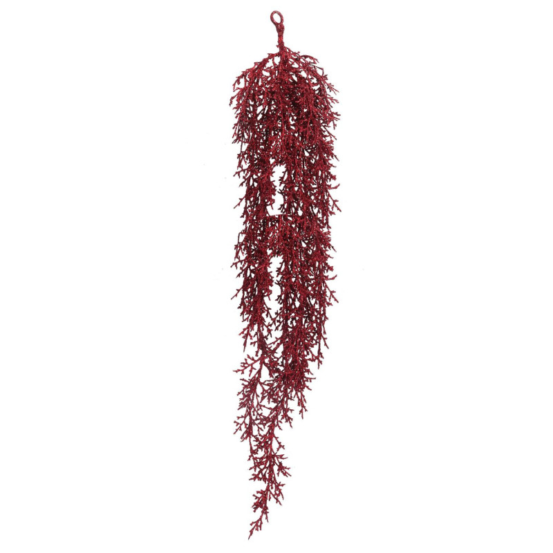 Festone rosso 175 cm - Decorazione natalizia versatile e vivace