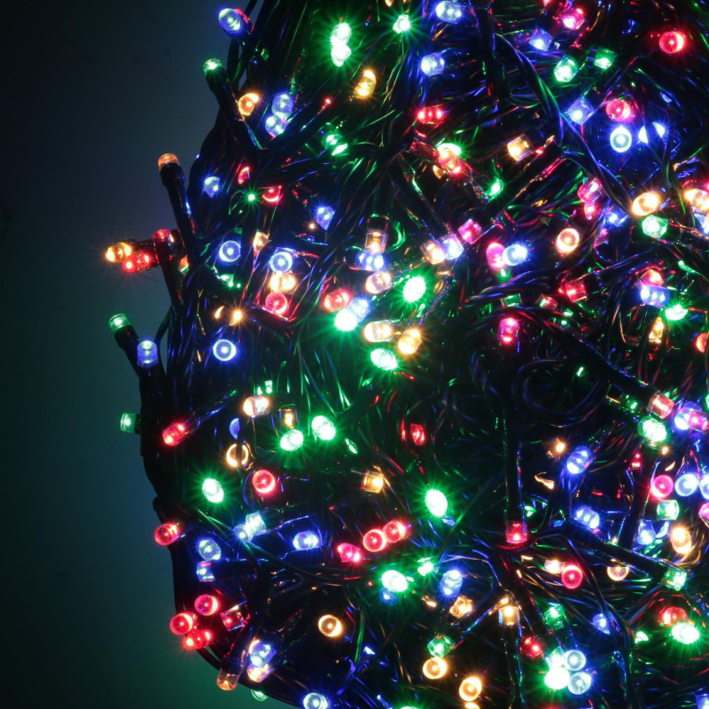 Luce filo 240 LED multicolor 15m con controller - Illuminazione natalizia