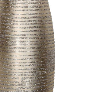 Zoom Sfera plastica glitter champagne cm h55