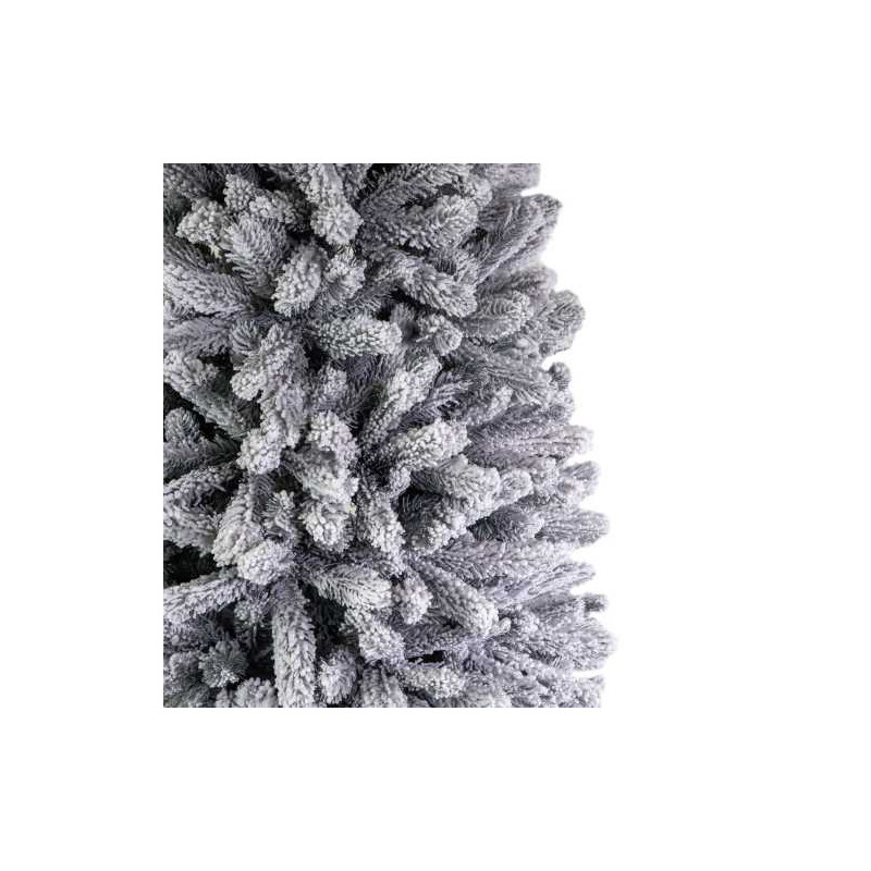 Albero Tiron innevato verde Ø78x240 cm 1223 rami - Natale realistico