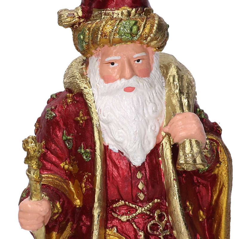 Babbo Natale resina rosso 12x10x20 cm - Decorazione natalizia