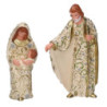 Natività resina crema H25,4 cm - Decorazione natalizia elegante