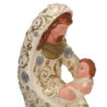Natività resina crema H25,4 cm - Decorazione natalizia elegante