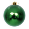 Sfera plastica verde Ø25x25 cm - Decorazione moderna e natalizia