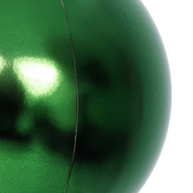 Sfera plastica verde Ø25x25 cm - Decorazione moderna e natalizia