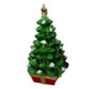 Albero resina innevato verde con LED 36x36x67 cm - Decorazione Natale