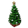 Albero resina innevato verde con LED 36x36x67 cm - Decorazione Natale