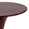 Tavolino metallo amaranto Ø60x70 cm - Design moderno soggiorno