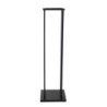 Portalegna metallo nero 33x33x115 cm - Design moderno casa