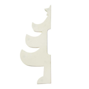 Zoom Albero carta a nido d'ape avorio cm ø72h100