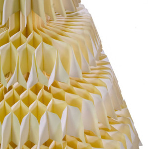 Zoom Albero carta a nido d'ape avorio cm ø82h100